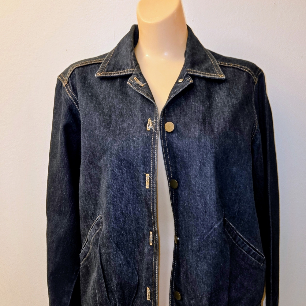 Dark Blue Denim Jean Jacket
